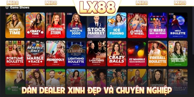 Dàn dealer xinh đẹp và chuyên nghiệp